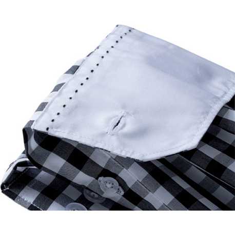 Dámska košeľa (DAIBER Ladies' Checked Shirt) > čierna / biela > XS