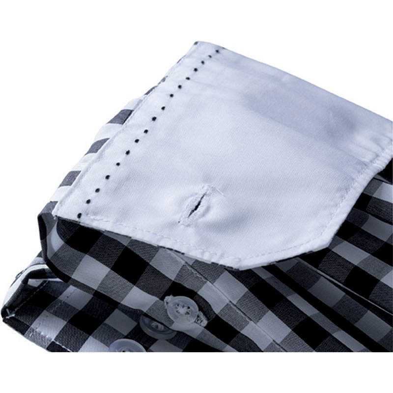 Dámska košeľa (JN Ladies' Checked Shirt) > čierna / biela > S