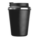 Dvojstenný pohár z nerezovej ocele, 350 ml > čierna