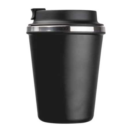 Dvojstenný pohár z nerezovej ocele, 350 ml > čierna