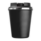Dvojstenný pohár z nerezovej ocele, 350 ml > čierna