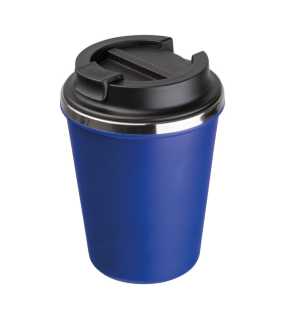 Dvojstenný pohár z nerezovej ocele, 350 ml > modrá