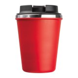 Dvojstenný pohár z nerezovej ocele, 350 ml > červená
