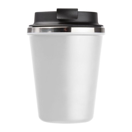 Dvojstenný pohár z nerezovej ocele, 350 ml > biela
