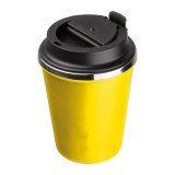 Dvojstenný pohár z nerezovej ocele, 350 ml > žltá