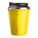 Dvojstenný pohár z nerezovej ocele, 350 ml > žltá