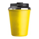 Dvojstenný pohár z nerezovej ocele, 350 ml > žltá