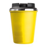 Dvojstenný pohár z nerezovej ocele, 350 ml > žltá