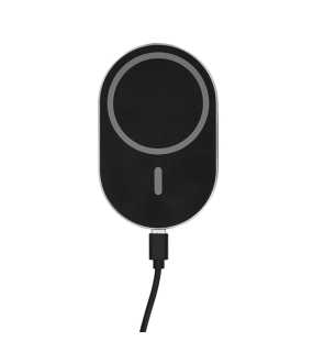 Bezdrôtová nabíjačka do auta  > čierna
