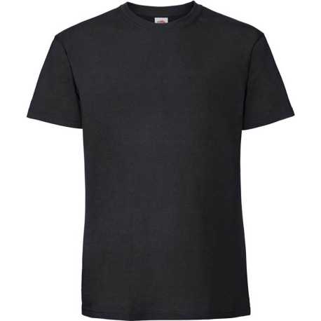 Pánske tričko(FRUIT OF THE LOOM Ringspun Premium T) > čierna > XL