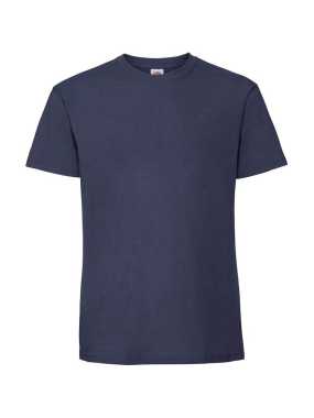 Pánske tričko(FRUIT OF THE LOOM Ringspun Premium T) > modrá(navy) > 5XL