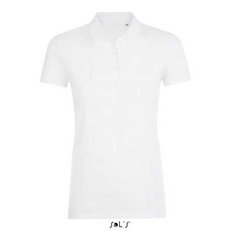 Dámska polokošeľa(SOL'S PHOENIX WOMEN-ELASTANE POLO SHIRT) > biela > L