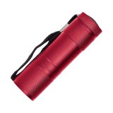 Sada svietidla a vreckového noža s 11 funkciami > červená