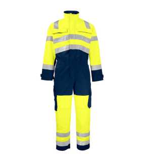 Unisex overal (PROJOB COVERALL EN ISO 20471 CLASS 3 ) > žltá / modrá (navy) > 48