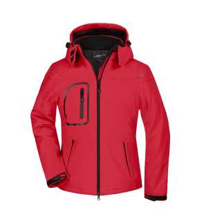 Dámska softshell bunda (JN Ladies' Winter Softshell Jacket) > červená > M