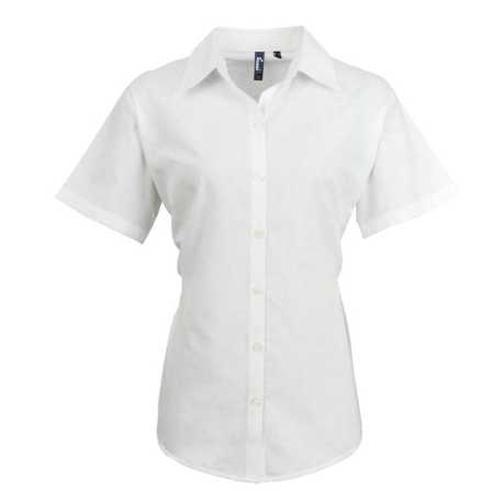 Dámska košeľa (PREMIER LADIES’ SIGNATURE OXFORD LONG SLEEVE BLOUSE) > biela > XS