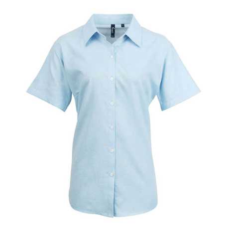 Dámska košeľa (PREMIER LADIES’ SIGNATURE OXFORD LONG SLEEVE BLOUSE)>modrá (light)>XS