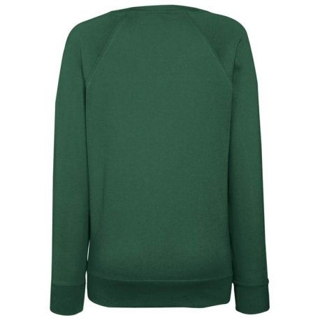 Dámska mikina (Fruit of the Loom-LF LW RAGLAN SWEAT) > zelená (bootle) > XL