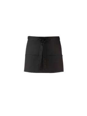 Unisex zástera (PREMIER ‘COLOURS’ 3-POCKET APRON) > čierna