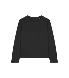 Dámske tričko (STANLEY\STELLA Stella Muser Long Sleeve) > čierna > M