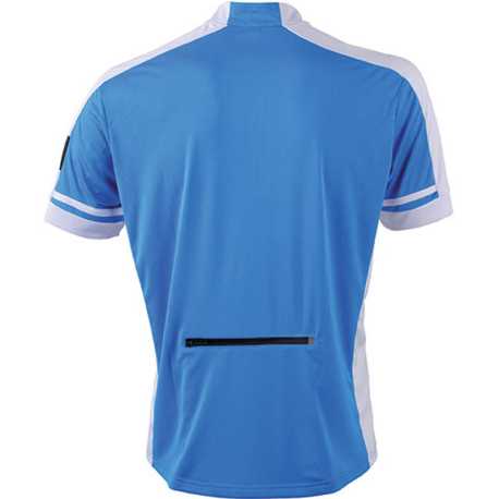 Pánske tričko (DAIBER Men's Bike-T Half Zip) > modrá (cobalt) > 2XL
