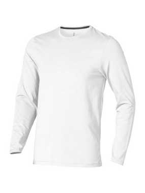 Pánske tričko (ELEVATE Ponoka LS T-shirt) > biela > XS