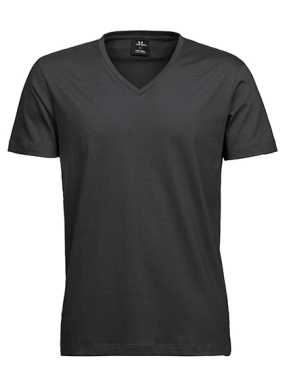 Unisex tričko (Tee Jays Fashion V-Neck Sof Tee) > šedá (dark) > 2XL