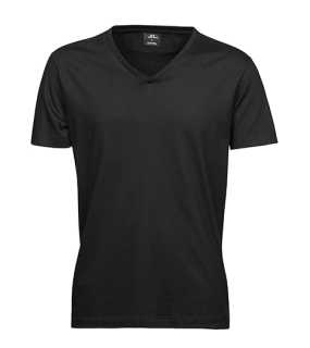 Unisex tričko (Tee Jays Fashion V-Neck Sof Tee) > čierna > S