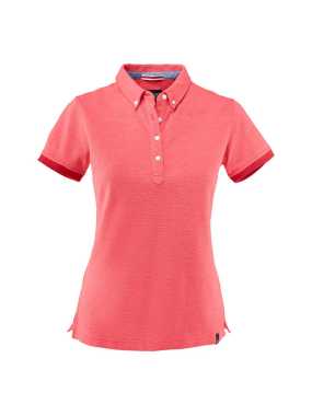 Dámska polokošeľa (James Harvest LARKFORD LADY) > červená (melange) > S