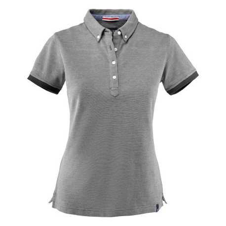 Dámska polokošeľa (James Harvest LARKFORD LADY) > čierna (melange) > XS