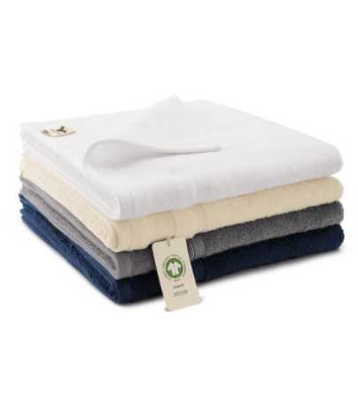 Osuška unisex (MALFINI Organic) > modrá (tmavo) > 70x140cm