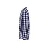 Pánska košeľa(PREMIER "MULLIGAN" CHECK-MENS COTTON ROLL SLEEVE SHIRT)>biela/modrá(navy)>S