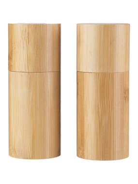 Sada bambusových mlynčekov na korenie > hnedá