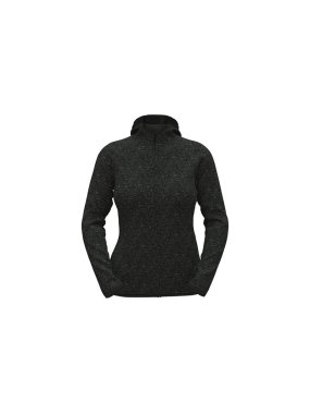 Dámska mikina (Stedman Lux Hooded Knit Fleece Jacket Women) > čierna (opal heather) > 2XL
