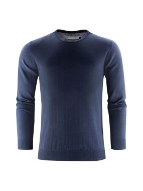Pánsky sveter (James Harvest ASHLAND U) > modrá (navy) > XL