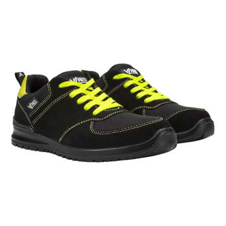Pánska obuv (V-PRO METAL-FREE SRC S1P SHOE) > čierna / žltá (fluor) > 43