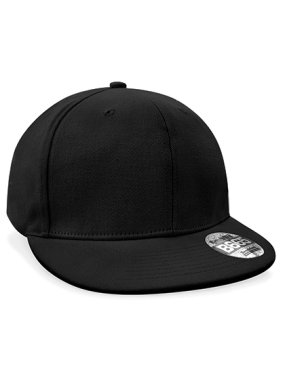 Unisex šiltovka (Beechfield Pro-Stretch Flat Peak Cap) > čierna