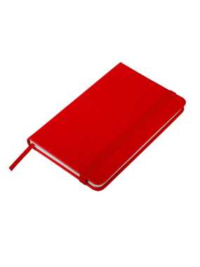 Zápisník so štvorčekovými stranami 90x140 / 160 strán > červená