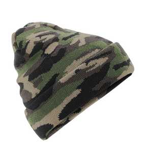 Unisex čiapka (Beechfield Camo Cuffed Beanie) > maskáčová (jungle)