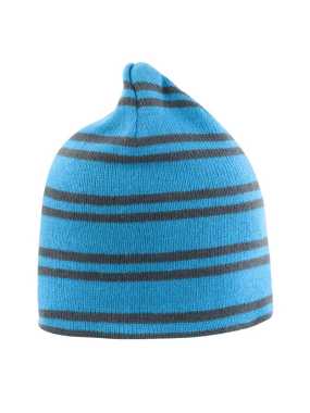Unisex čiapka (RESULT TEAM REVERSIBLE BEANIE) > modrá (aqua) / šedá