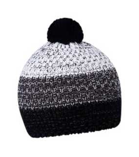 Zimná čiapka > čierna / šedá / biela