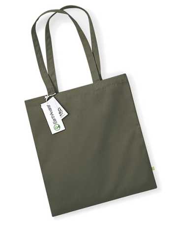 Nákupná taška z bavlny (WM EarthAware Organic Bag For Life) > zelená (olive)