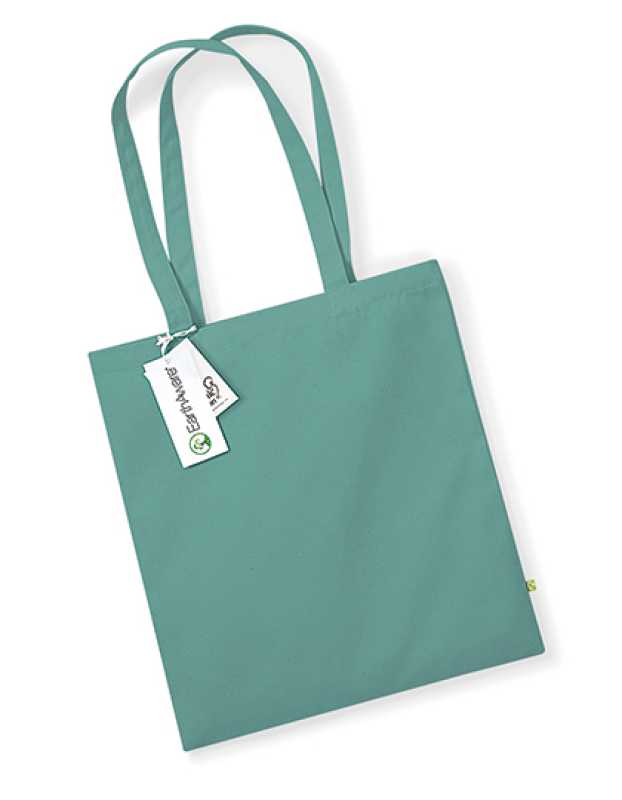 Nákupná taška z bavlny (WM EarthAware Organic Bag For Life) > zelená (sage)