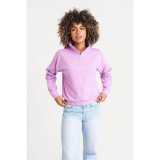 Dámska mikina (Just Hoods WOMEN'S CROPPED 1/4 ZIP SWEAT) > čierna (deep) > XL