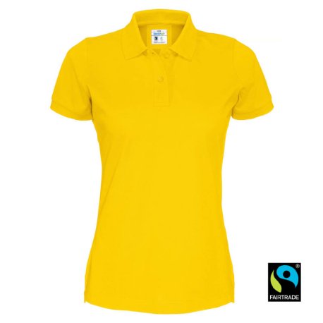 Dámska polokošeľa (COTTOVER PIQUE POLO LADY) > žltá > XS