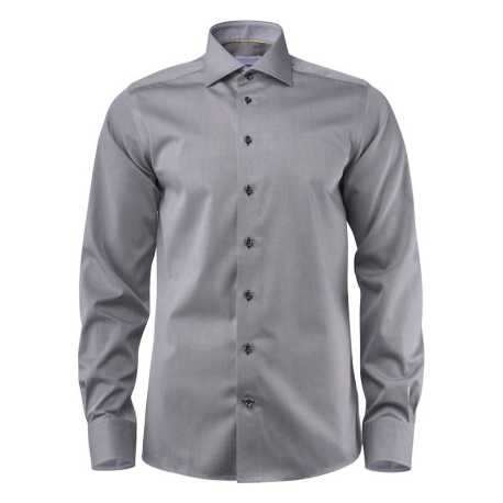 Pánska košeľa (James Harvest YELLOW BOW 51 REGULAR FIT) > šedá / čierna > 3XL