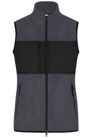 Dámska vesta (DAIBER Ladies' Fleece Vest) > šedá (carbon) / čierna > XS