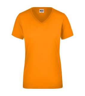 Dámske tričko (DAIBER Ladies Signal Workwear T-Shirt) > oranžová (neon) > S