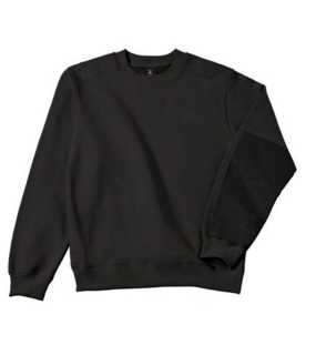 Unisex mikina (B&C HERO PRO) > čierna > L