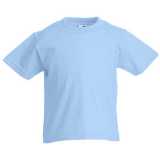 Detské tričko (FRUIT OF THE LOOM Kids Valueweight T) > modrá (sky) > 2/3